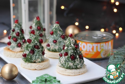 Закуска с тунцом "Ёлочка" Закуска с тунцом "Ёлочка"