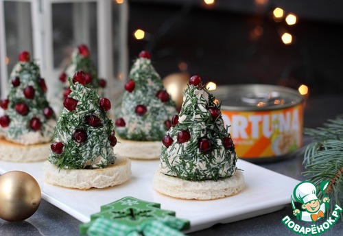 Закуска с тунцом "Ёлочка" Закуска с тунцом "Ёлочка"