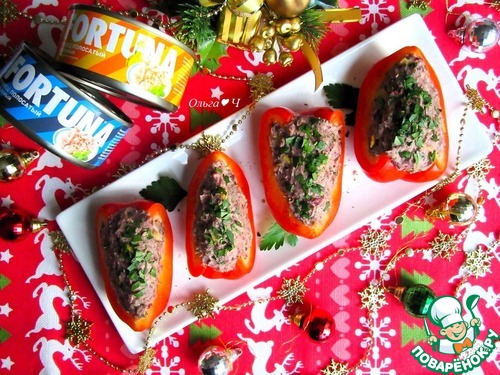 Закуска с тунцом "Красные башмачки" Закуска с тунцом "Красные башмачки"