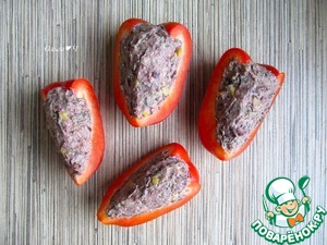 Закуска с тунцом "Красные башмачки" Закуска с тунцом "Красные башмачки"