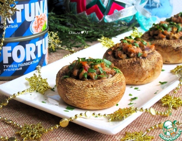 Закуска "Тунец в шляпке" Закуска "Тунец в шляпке"