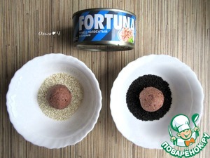 Закусочные шарики "Тунец и фасоль"