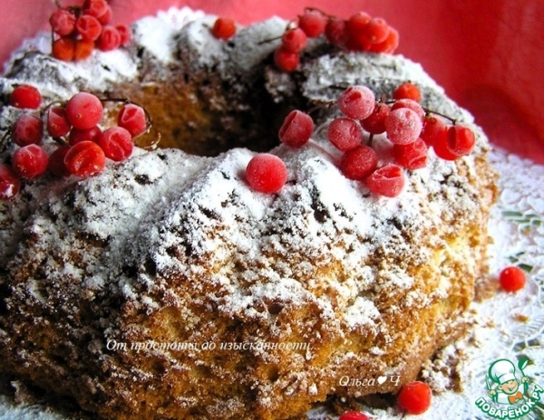 Миндальный кекс с брусникой Миндальный кекс с брусникой