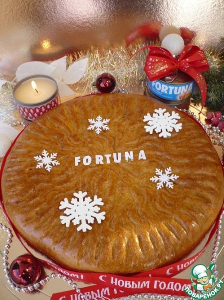 Праздничный рыбный пирог"FORTUNA" Праздничный рыбный пирог"FORTUNA"