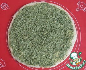 Пирог со шпинатом и тунцом "Снежинка"