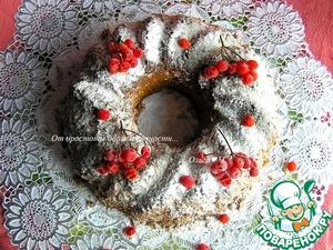 Миндальный кекс с брусникой Миндальный кекс с брусникой