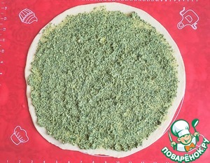 Пирог со шпинатом и тунцом "Снежинка"