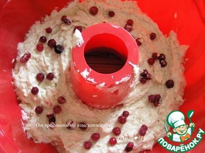 Миндальный кекс с брусникой Миндальный кекс с брусникой