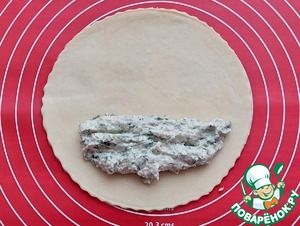 Кутабы с творогом и тунцом Кутабы с творогом и тунцом