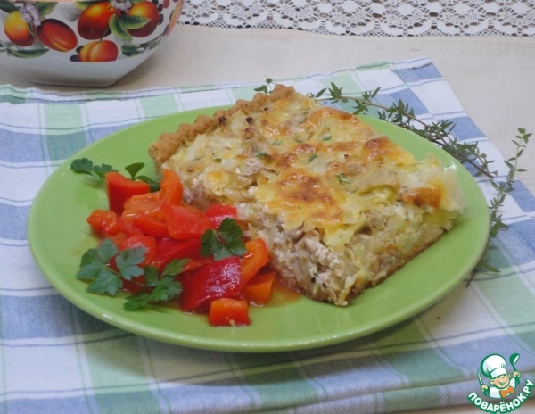 Пирог из белокочанной капусты Пирог из белокочанной капусты