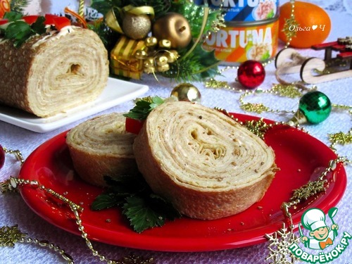 Блинное полено "Старый новый год"