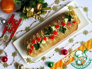 Блинное полено "Старый новый год"