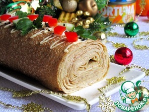 Блинное полено "Старый новый год"