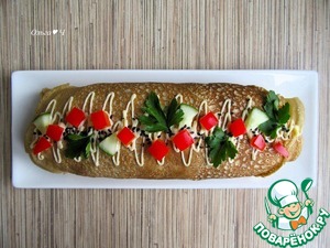 Блинное полено "Старый новый год"