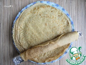 Блинное полено "Старый новый год"