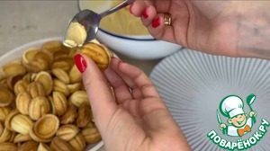 Орешки со сгущенкой из нашего детства