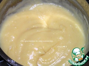 Цитрусовый тарт с чаем матча