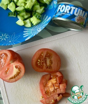 Гамба с тунцом