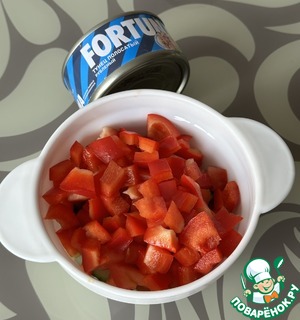 Гамба с тунцом