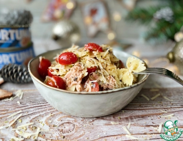 Холодная паста с тунцом Холодная паста с тунцом