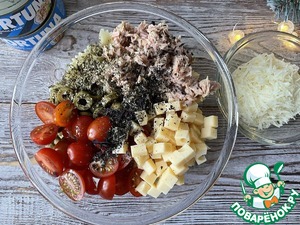 Холодная паста с тунцом Холодная паста с тунцом