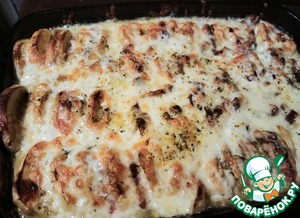 Картофельная запеканка с тунцом