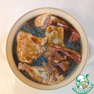 Куриные окорочка по-Гавайски Куриные окорочка по-Гавайски