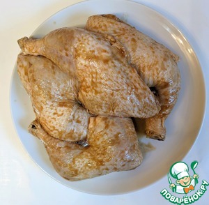 Куриные окорочка по-Гавайски Куриные окорочка по-Гавайски