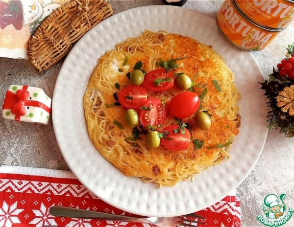 Неаполитанская фриттата с тунцом Неаполитанская фриттата с тунцом