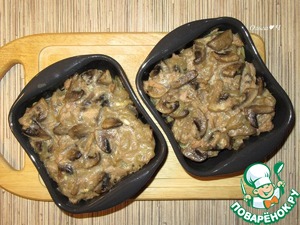 Постный жюльен с тунцом Постный жюльен с тунцом