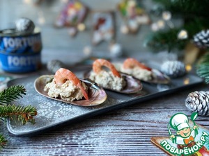 Праздничный риет с тунцом и каперсами