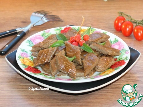 Рыбные полоски с лимонно-медовым соусом