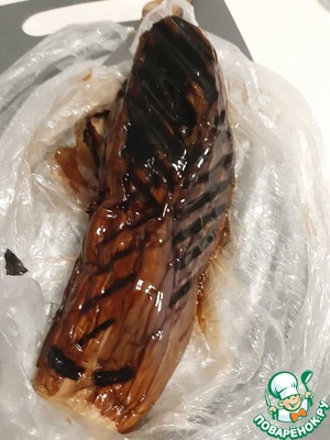 Салат "Баклажано-каштановый дракон" Салат "Баклажано-каштановый дракон"