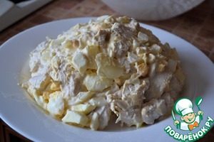 Салат "Гнездо глухаря" диетический