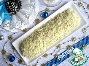 Салат "Метель" с тунцом