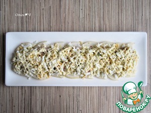 Салат "Метель" с тунцом