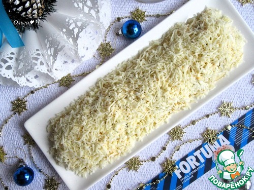 Салат "Метель" с тунцом