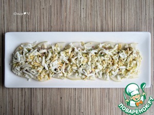 Салат "Метель" с тунцом