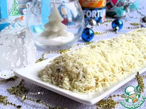 Салат "Метель" с тунцом