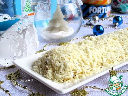 Салат "Метель" с тунцом