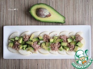 Салат "Метель" с тунцом