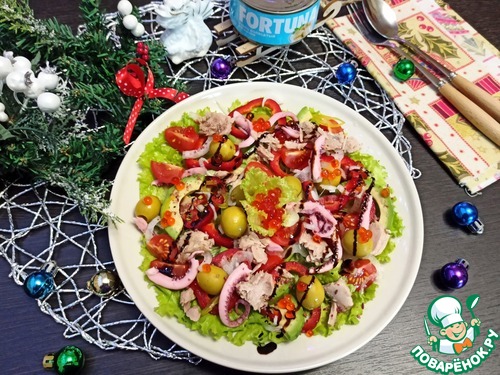 Салат "Морское путешествие"