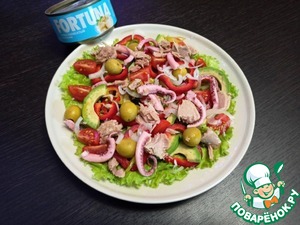 Салат "Морское путешествие"