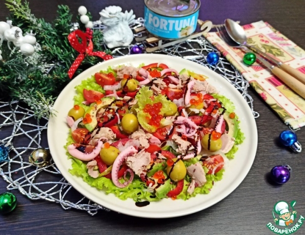 Салат "Морское путешествие"