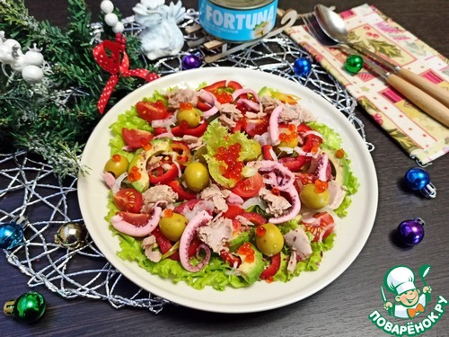 Салат "Морское путешествие"