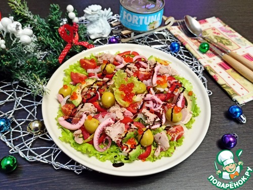 Салат "Морское путешествие"