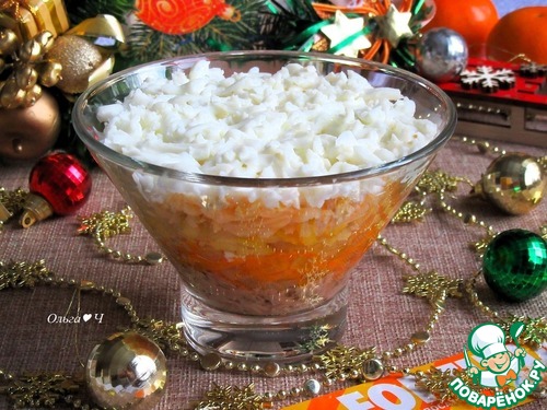 Салат "Первый снег" с тунцом Салат "Первый снег" с тунцом