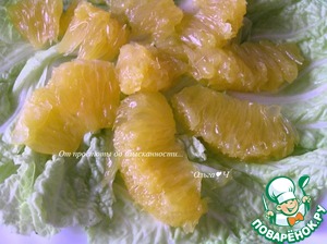 Салат с сыром и апельсином Салат с сыром и апельсином