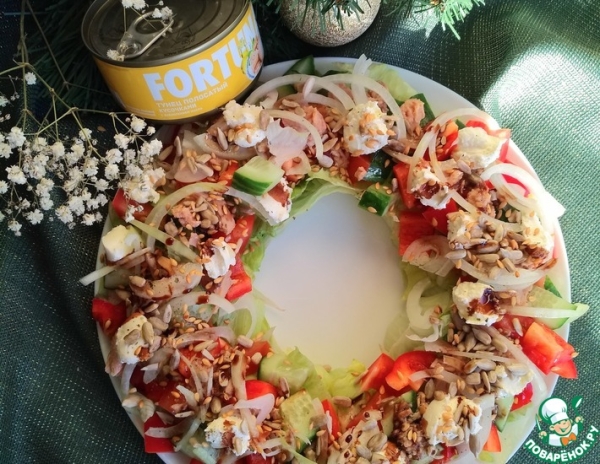 Салат с тунцом Фортуна