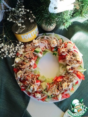 Салат с тунцом Фортуна